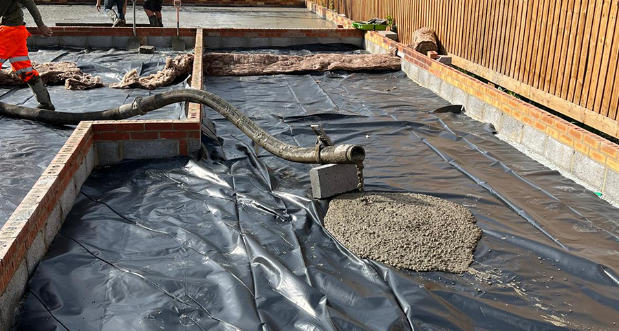 concrete pumping Essex